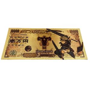Moneda Conmemorativa de Plástico con Lámina Dorada de Black Clovered <span class=keywords><strong>Asta</strong></span>, Regalo Mágico de <span class=keywords><strong>Anime</strong></span> para Coleccionistas y Streamers - Product Image 3
