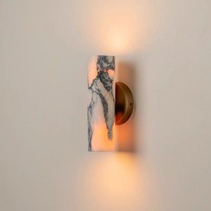 Lámpara de pared de mármol natural estilo francés, luz LED de 7*24 cm para entrada, sala de estar, dormitorio, pasillo, pared de fondo - Product Image 2