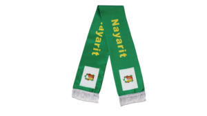 Шарф с флагом Nayarit, оптовая продажа, изготовленные на заказ, футбольные товары для болельщиков, шарф с национальным флагом, шарф с кисточками, шаль - Product Image 2