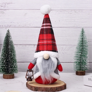 2023 Grenzüberschreitende Weihnachts-Gesichtslose Puppe, Elfenfigur, Öllampe, <span class=keywords><strong>Rudolf</strong></span>, Europäische und Amerikanische Dekorative Schneeflocke, Nordisch - Product Image 2