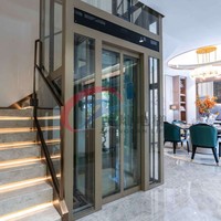 En İyi Fiyat 1-6 Katlı Ev Tipi Asansör İç Mekan Dış Mekan Ev Asansörü Villa Platform Asansörü Satılık