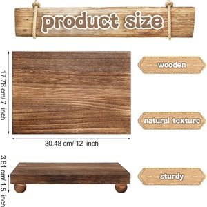 Solid Wood Soap <b>Dish</b> Rectangular Minimalist Design With Legs Heavy Burn Color Natural Wood Material Bathroom Storage <b>Rack</b> - Product Image 5