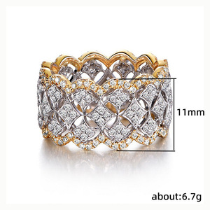 Anello Vintage con Design a Corona a Nido d'Ape in Pizzo per Donne - Product Image 5