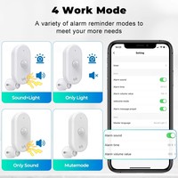 Détecteur de mouvement infrarouge intelligent Tuya pour la maison, capteur PIR antivol, détecteur PIR WIFI Tuya avec alarme sonore de 80 dB, sécurité domestique et industrielle