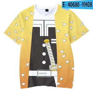 Camiseta de <span class=keywords><strong>Anime</strong></span> para niños, camisa de manga corta con estampado 3D, acepta personalización, precio al por mayor - Product Image 2