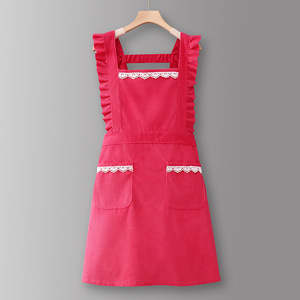 Delantal de Pana con Logotipo Personalizado, Estilo Princesa, para Cocina y Hogar, Ropa Protectora para Cocinar y Catering, Novedad 2026, Popular en Internet - Product Image 6