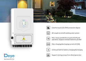 Convertisseur hybride monophasé Deye 8KW SUN-8K-SG05LP1-EU-AM2-P avec batterie 48V/51.2V en stock - Product Image 5