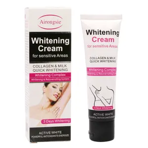 Prodotti per la cura della pelle crema sbiancante per le ascelle tra le gambe ginocchia parti intime crema sbiancante per la cura della pelle