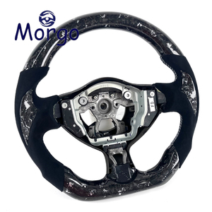 Volant en fibre de carbone forgé sur mesure pour Nissan 370Z Nismo Coupé Roadster Juke <span class=keywords><strong>RS</strong></span> et Infiniti FX35 FX37 FX50 2009-2021 - Product Image 2