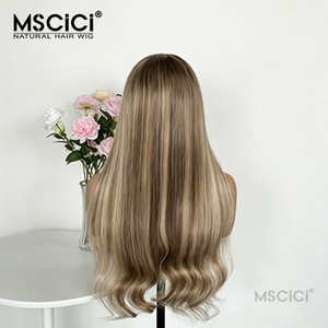 Parrucca in Capelli Umani Lisci, Lucentezza Naturale, Pienezza Migliorata e Stile Flessibile per Donne Moderne, Parrucca 100% in Veri Capelli Umani - Product Image 1