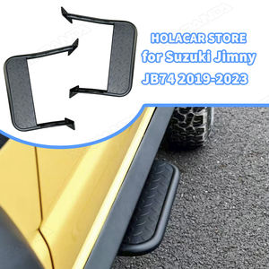 Mini protection <span class=keywords><strong>de</strong></span> <span class=keywords><strong>seuil</strong></span> latéral en aluminium <span class=keywords><strong>noir</strong></span> Offre Spéciale pour Suzuki Jimny 3 portes JB74 2019-2023 - Product Image 1