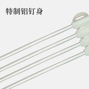 สมอบกอลูมิเนียมขนาด 13 นิ้ว สำหรับเต็นท์ หลังคาผ้าใบ ใช้สำหรับตั้งแคมป์กลางแจ้ง ใช้ได้ทุกฤดู ดีไซน์เสริมความแข็งแรง ทนทาน - Product Image 5