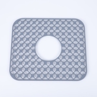 Tapis de protection d'évier en silicone nid d'abeille de haute qualité, écologique, isolant, résistant à la chaleur, décoration de table de cuisine domestique, usine