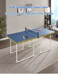 <span class=keywords><strong>Table</strong></span> <span class=keywords><strong>de</strong></span> ping-pong pliable pour enfants TT-1890-Blue, intérieur, 2 panneaux mobiles peints, sans installation, pour le <span class=keywords><strong>tennis</strong></span> <span class=keywords><strong>de</strong></span> <span class=keywords><strong>table</strong></span> - Product Image 6