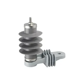 China 9kv 5ka Power polymer composite surge arrester lightning arrester price manufacturer