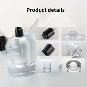 Botella de Perfume de Vidrio Transparente Recargable de Lujo Eric de 90 ml con Caja Personalizada - Product Image 5