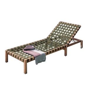 Customization Courtyard Leisure Beach Pool Solid Wood Daybed Furniture Teak Sun Lounger for hotel and Villa - Product Image 5