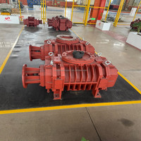 FORYOU 2SK Pompa Vakum Hidrolik Tekanan Tinggi Cincin Air Tahap Tunggal Ganda dengan Booster, Pompa Piston Rotary Van Roots 2.2kW