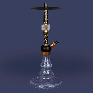 Venta superior Diseño único Juego de Shisha de aluminio de alta calidad Narguile con juego de narguile Nuevo diseño Mezcla de colores Shisha Manguera Accesorio - Product Image 6