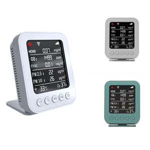 Atacado PT05 Desktop CO2 HCHO <span class=keywords><strong>Detector</strong></span> <span class=keywords><strong>Wall</strong></span>-mount Painel De Controle Medidor Monitor <span class=keywords><strong>Detector</strong></span> De Gás Para Industrial - Product Image 2