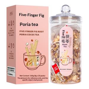 ชาสมุนไพรผสมกลิ่นพีชห้านิ้ว ผสมเปลือกส้ม <span class=keywords><strong>พุทรา</strong></span>จีน บัควีท โกร์กอน และเมล็ดข้าวฟ่าง บรรจุในถุงชา กล่องชา - Product Image 5