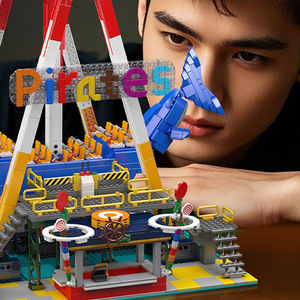 Moule King 11017 1922PCS Creative Serie RC Dragon Shark <span class=keywords><strong>Pirate</strong></span> Ship Building Block Model Technical Educational Toy Festival Gift - Product Image 6