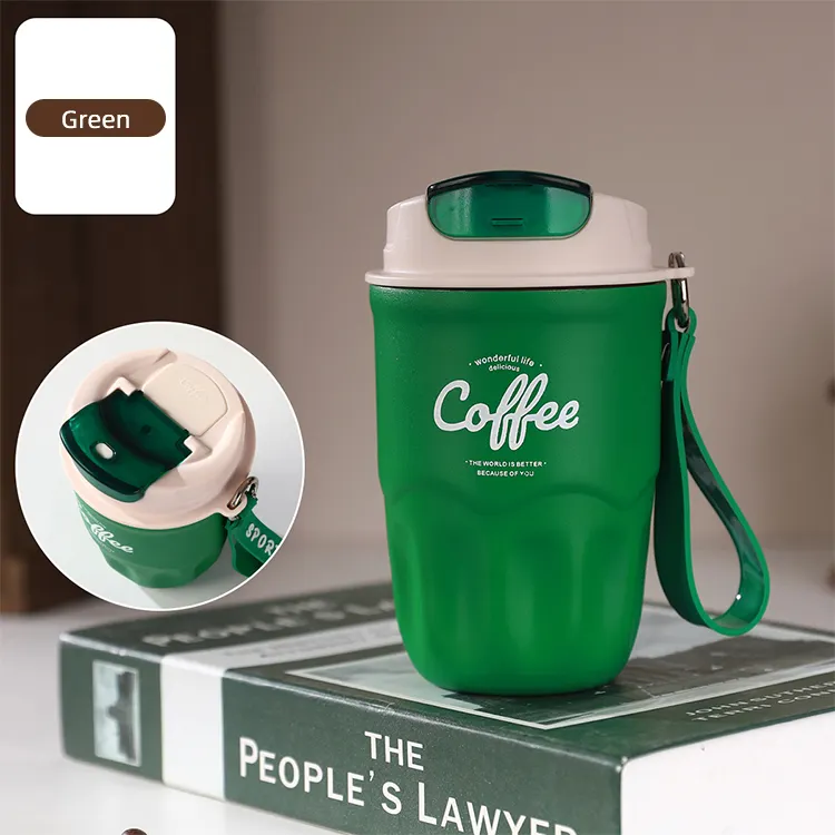 Ailingalaxy Wholesale New Design 360ml Travel Coffee Mug Logo Stainless Steel Double-Wall Vacuum Insulated Coffee Mug With Lid