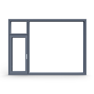 Fenêtre à battant en alliage <span class=keywords><strong>d</strong></span>'aluminium, écran en <span class=keywords><strong>PVC</strong></span>, verre en acier, certifiée CE, maisons et appartements de style britannique - Product Image 1