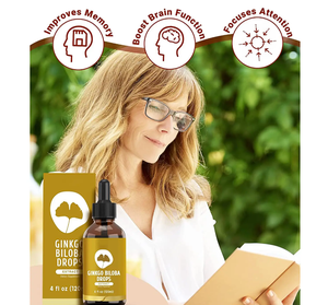 Haosen OEM/ODM 개인 라벨 은행 나무 <span class=keywords><strong>Biloba</strong></span> 잎 추출물 액체 60ml 방울 에너지를 제공하는 성인 임산부 할랄 - Product Image 5