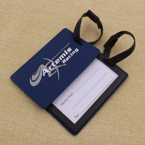Étiquette de bagage personnalisée en silicone PVC avec logo, pour sac à dos d'aéroport et pendentif d'identification nominatif - Product Image 6