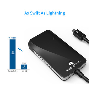 Adaptateur d'affichage Thunderbolt 3 vers double <span class=keywords><strong>HDMI</strong></span> Répartiteur <span class=keywords><strong>multi</strong></span>-moniteur compatible <span class=keywords><strong>4K</strong></span> 60Hz avec port Type-C - Product Image 4