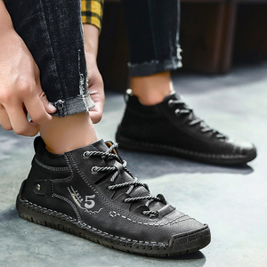 <span class=keywords><strong>Botas</strong></span> de hombre de moda 2026, talla grande 13, de invierno, con forro de piel, cálidas, hechas a mano, botines casuales para caminar, <span class=keywords><strong>botas</strong></span> de cuero para hombre - Product Image 4
