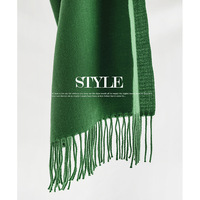 Pas cher Nouveau Tassel Écharpe Femmes Chaud Solide Couleur Cachemire Pashmina Châle Écharpe
