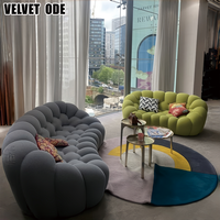 Roche Bobois, venta al por mayor, proveedor de sofá de lujo, sofá de burbuja de 3 plazas moderno de alta calidad, colores personalizables para sofá de sala de estar