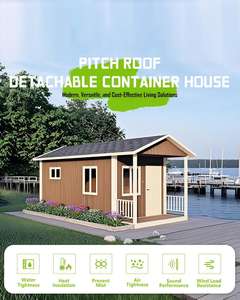 Maison préfabriquée certifiée CE, maison modulaire préfabriquée, maison mobile préfabriquée, casas prefabricadas modernes, maison <span class=keywords><strong>de</strong></span> <span class=keywords><strong>jardin</strong></span>, extérieur - Product Image 2