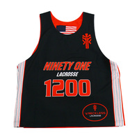 Uniformes et chasubles de lacrosse réversibles pour hommes, uniforme de lacrosse personnalisé sublimé