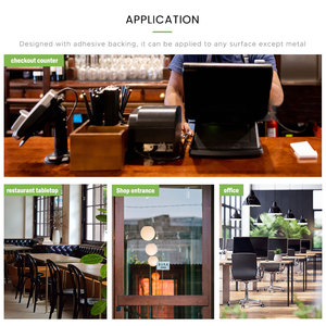 80*80mm Epoxy NFC menu Sticker NFC dán <span class=keywords><strong>Google</strong></span> xem xét tấm NFC phương tiện truyền thông xã hội sticker cho doanh nghiệp - Product Image 5