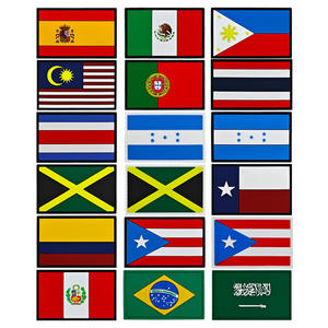 แผ่นแปะธงชาติฮอนดูรัส ทำจากยางพีวีซี ธงชาติแบบกำหนดเองได้ ผลิตตามแบบ OEM ธงชาติอเมริกัน สำหรับเสื้อผ้า ลายนูนแบบดิบ ผ้าเนื้อนุ่ม ผ้าสักหลาด แบบสามมิติ ผลิตตามสั่ง - Product Image 6