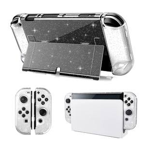 <b>Switch</b> OLED Glitter Crystal <b>Case</b> Protective PC Hard Cover For Nintendo <b>Switch</b> OLED Console - Product Image 1
