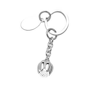 Llavero de Tulipán Blanco, Estilo Anime, Impresión UV en Aleación y Acrílico para Llaves - Product Image 1