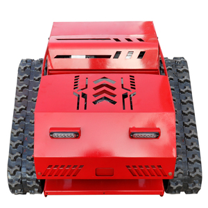 Miễn phí vận chuyển CE EPA động cơ xăng tất cả các địa hình Máy cắt cỏ nông nghiệp cao su theo dõi điều khiển từ xa Robot Máy cắt cỏ - Product Image 3