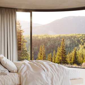 Cabina in Irlanda prefabbricata luce acciaio struttura <span class=keywords><strong>bungalow</strong></span> casa vacanza in legno rotondo cabina campeggio - Product Image 6