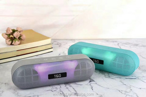 Nuovo Arrivo Altoparlante Wireless TG148 con Luci LED Scintillanti, Mini Speaker Portatile 5W*2 TG-148, Supporta TF <span class=keywords><strong>USB</strong></span> AUX FM, Batteria 1200 mAh - Product Image 6