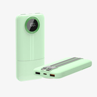 Batterie externe compacte 10000 mAh à onde sinusoïdale pure, charge rapide, lithium-ion, portable, format poche, sans fil, Type C, vente en gros