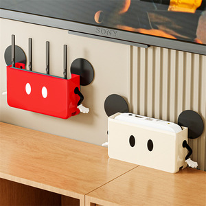 Mickey Mouse <b>Router</b> Storage <b>Box</b> Rectangle Wall Mount Cable Organizer For Home Office Living Room - Product Image 1