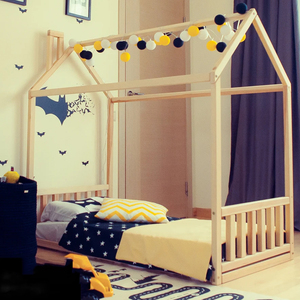 Bedroom Wooden Children Solid Wood Baby <strong>Crib</strong> Children Bed Baby Cradle <strong>Classic</strong> House Beds Toddler Beds - Product Image 2