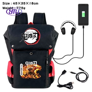 Ymj 9สไตล์กระเป๋าเป้สะพายหลังอนิเมะ <span class=keywords><strong>Kimetsu</strong></span> <span class=keywords><strong>NO</strong></span> <span class=keywords><strong>Yaiba</strong></span> กระเป๋านักเรียนของนักเรียนวัยรุ่น - Product Image 5