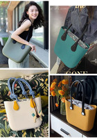 Sacs à main tendance pour femmes, sacs fourre-tout classiques italiens avec logo personnalisé, sacs en caoutchouc imperméables