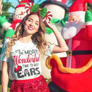 Serre-tête <span class=keywords><strong>fantaisie</strong></span> pour femmes et filles, avec oreilles de souris à sequins, nœud, <span class=keywords><strong>moulin</strong></span> à <span class=keywords><strong>vent</strong></span> et flocon de neige, pour Noël, fêtes et costumes de cosplay - Product Image 2