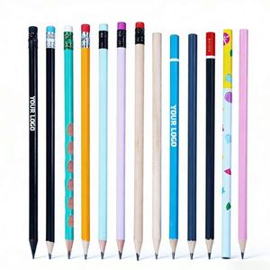 Cadeau promotionnel pour école de commerce, logo imprimé, stylo hexagonal 2B, crayon de bureau, cadeaux promotionnels personnalisés - Product Image 1
